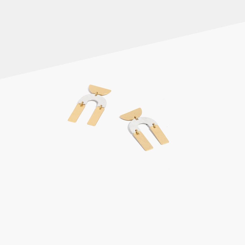 Madewell Modernism Half-Drop Earrings