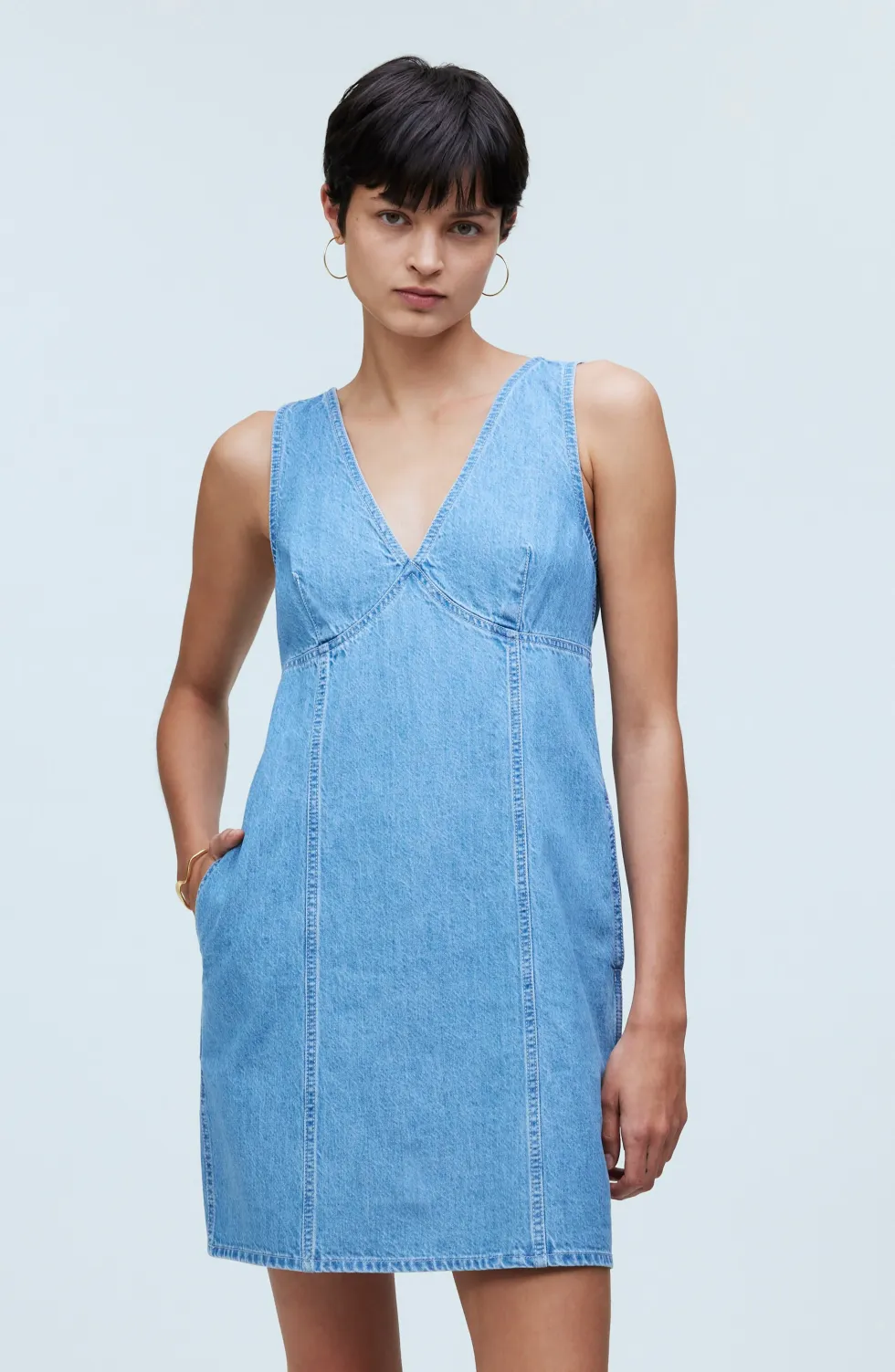 Madewell Short Denim Dress
