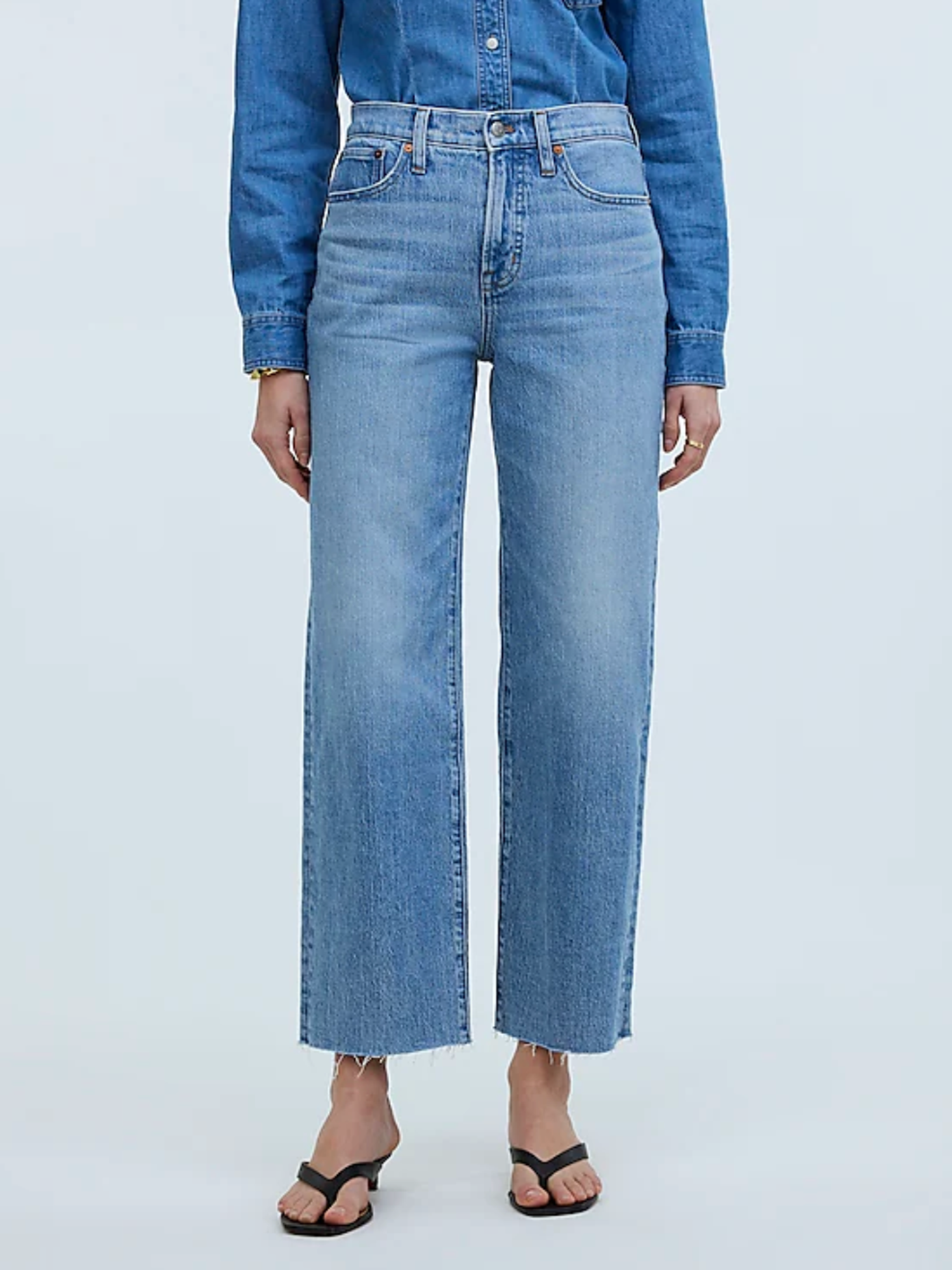 Madewell The Petite Perfect Vintage Wide-Leg Crop Jean