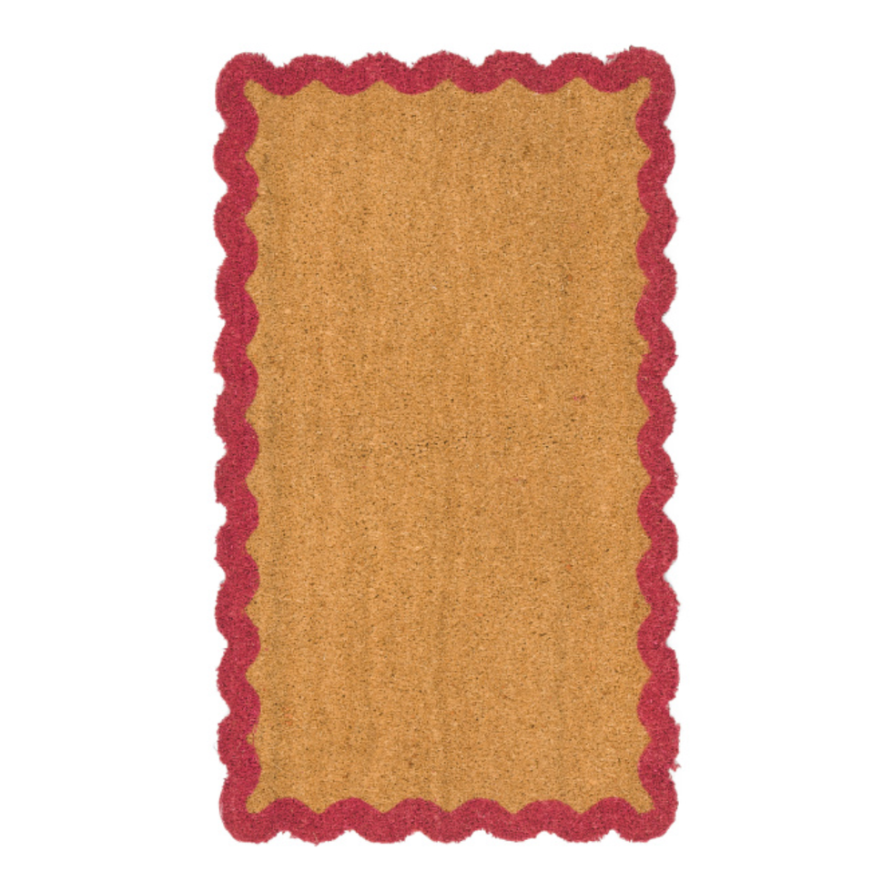 Madison Scalloped Coir Mat
