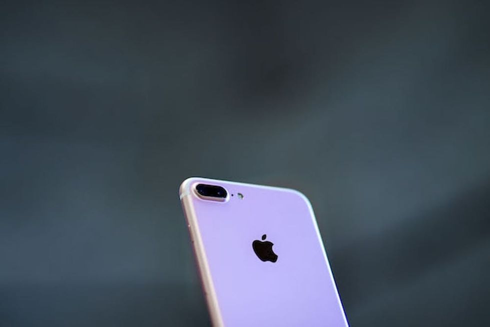 MADRID, SPAIN - SEPTEMBER, 16: An Iphone 7 Plus with its new dual camera is displayed at Puerta del Sol Apple Store the day the company launches their Iphone 7 and 7 Plus on September 16, 2016 in Madrid, Spain. The iPhone 7 and iPhone 7 Plus has been launched on Friday September 16th in more than 25 countries. Customers have started to queue 38 hours before the opening of the store placed in the center of Madrid. (Photo by Gonzalo Arroyo Moreno/Getty Images)