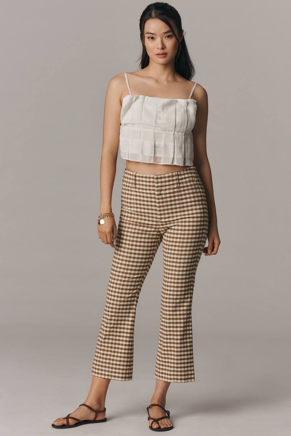 Maeve 70s Slim Capri Pants