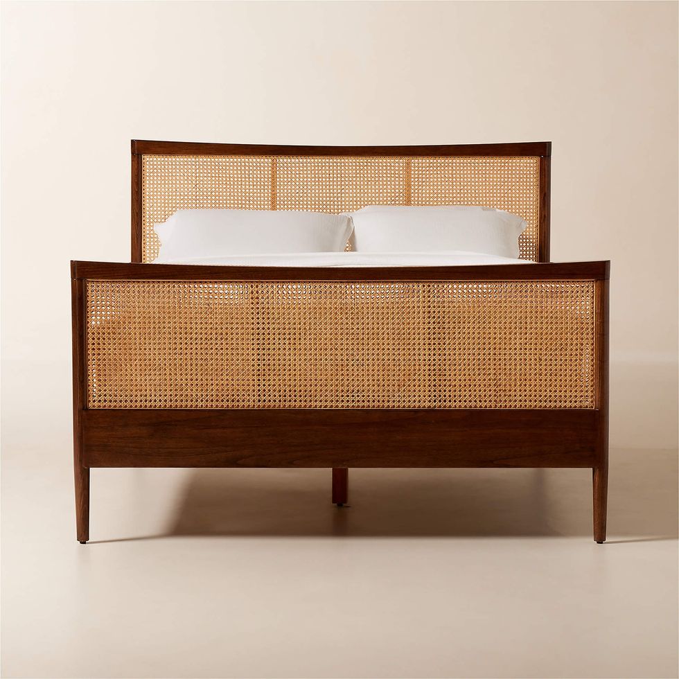 Maeve Natural Cane Queen Bed