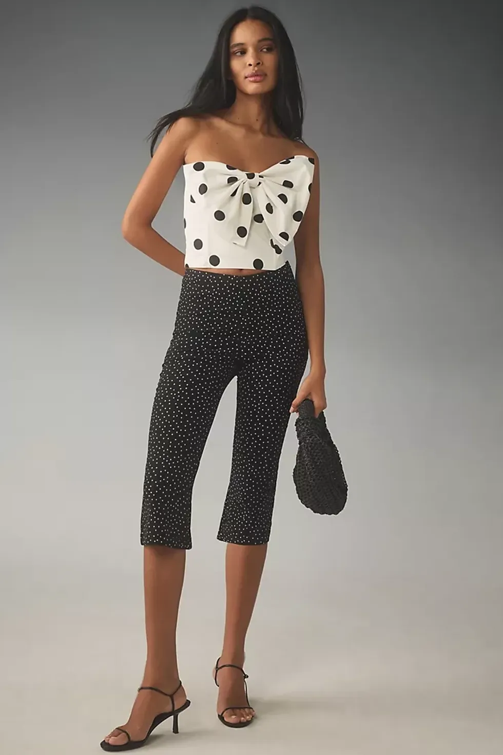 Maeve Polka Dot Capri Pants