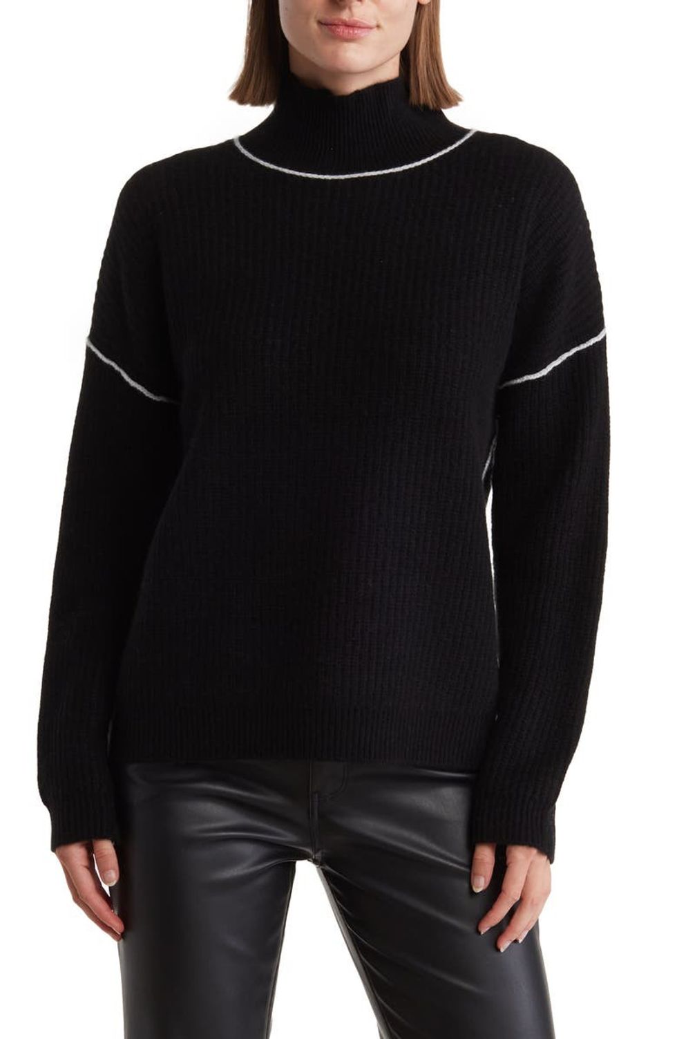 Magaschoni Mock Neck Cashmere Sweater