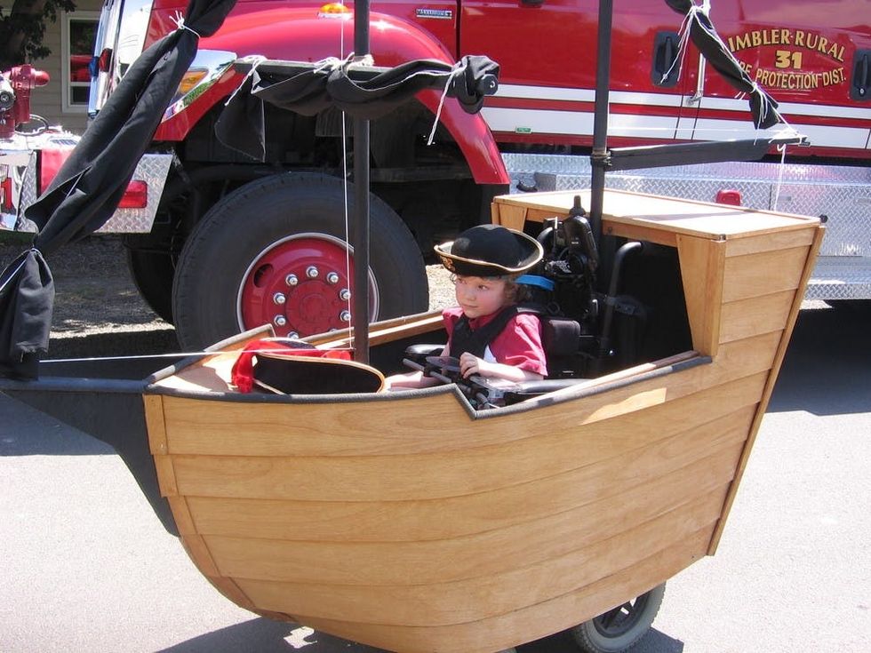 Magic Wheelchairs early years pirate ship