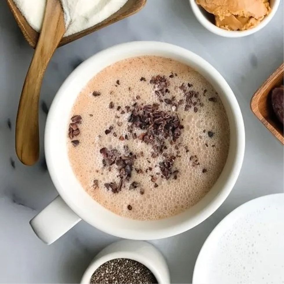 Magical No-Coffee Cacao Collagen Latte