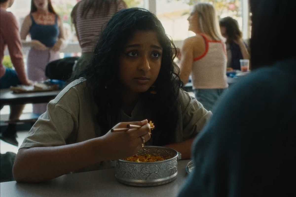 Maitreyi Ramakrishnan in slanted