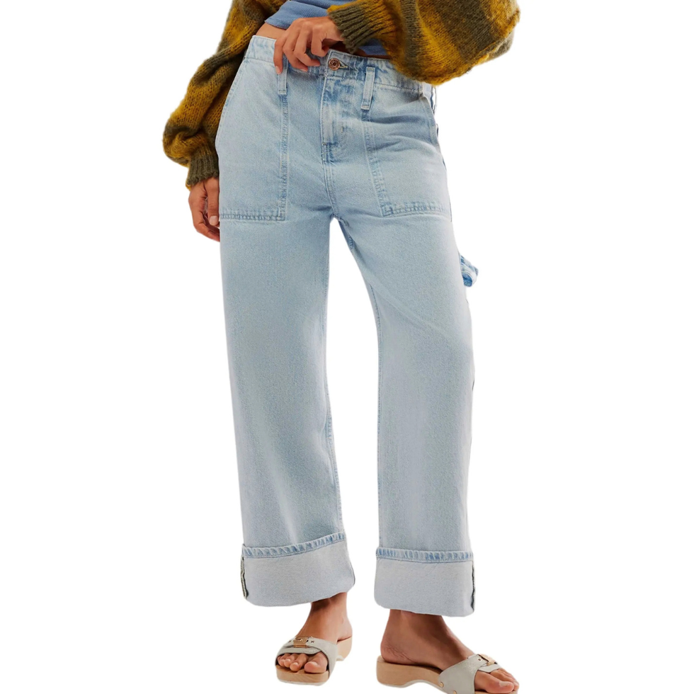 Major Leagues Wide Leg Jean
