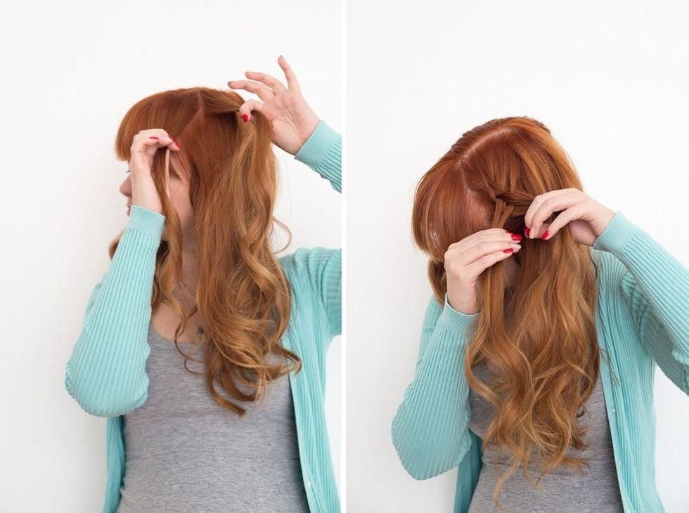 make a fishtail dutch braid