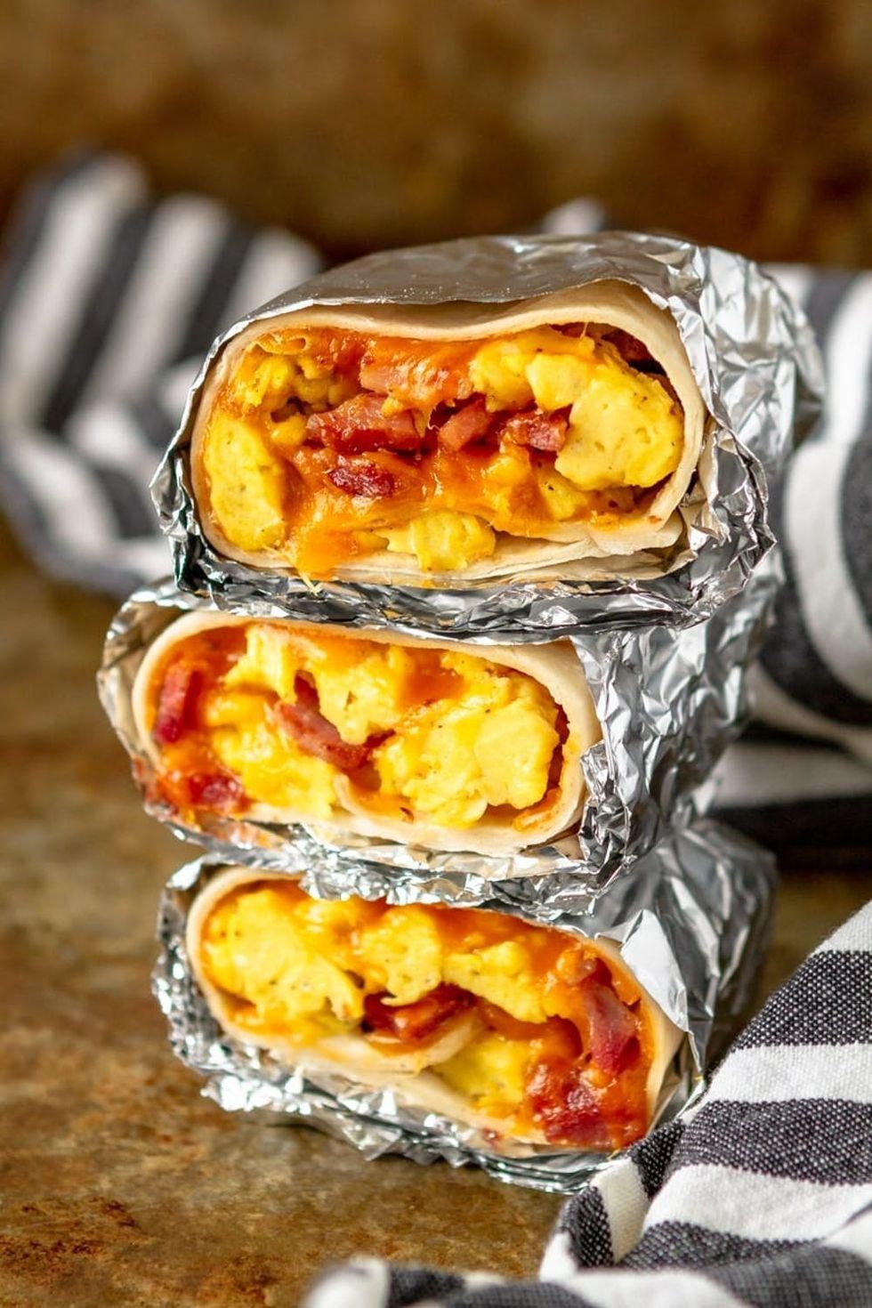 Make-Ahead Breakfast Burritos