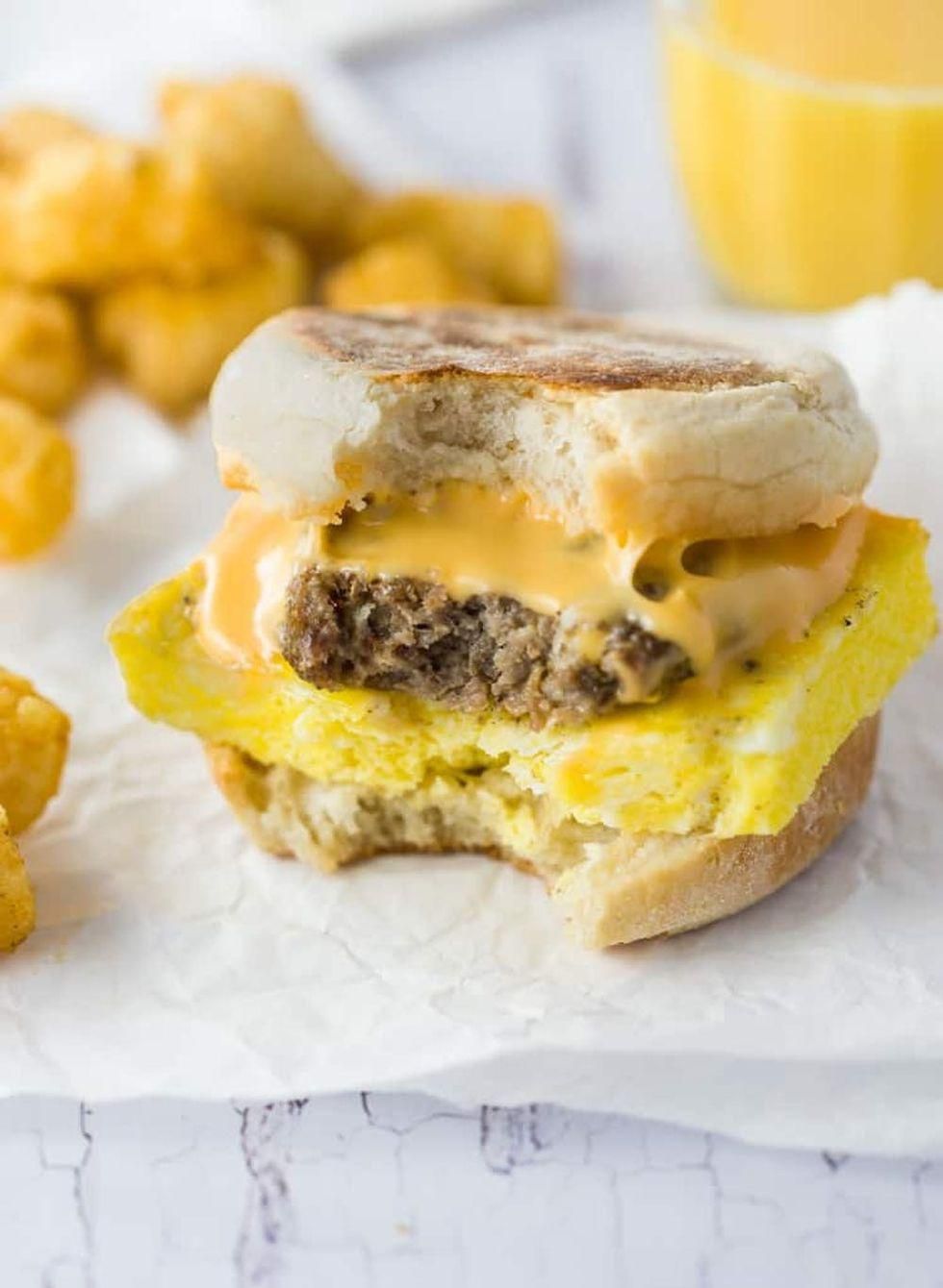 Make-Ahead Freezer Breakfast Sandwiches