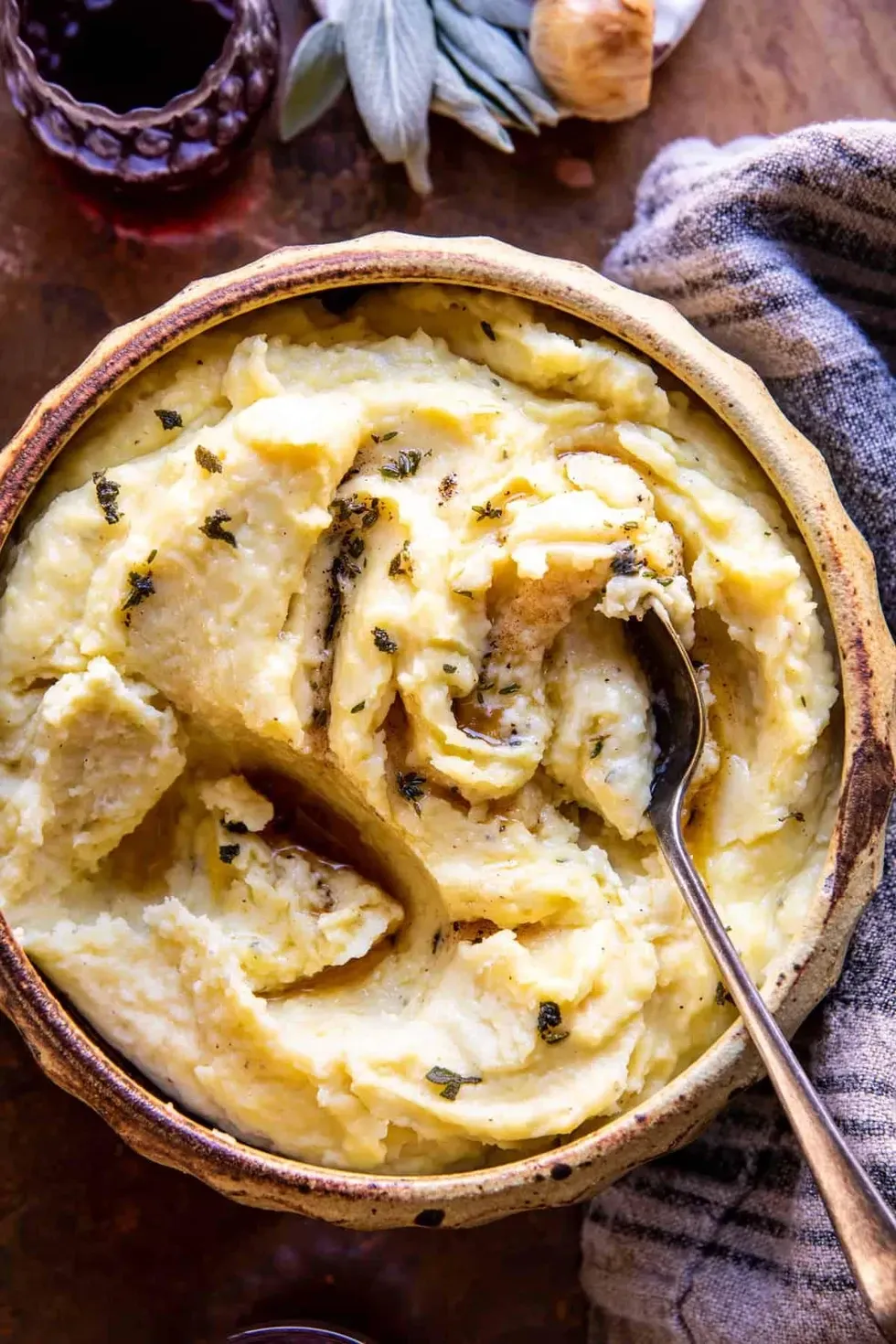 make ahead roasted garlic mashed potatoes