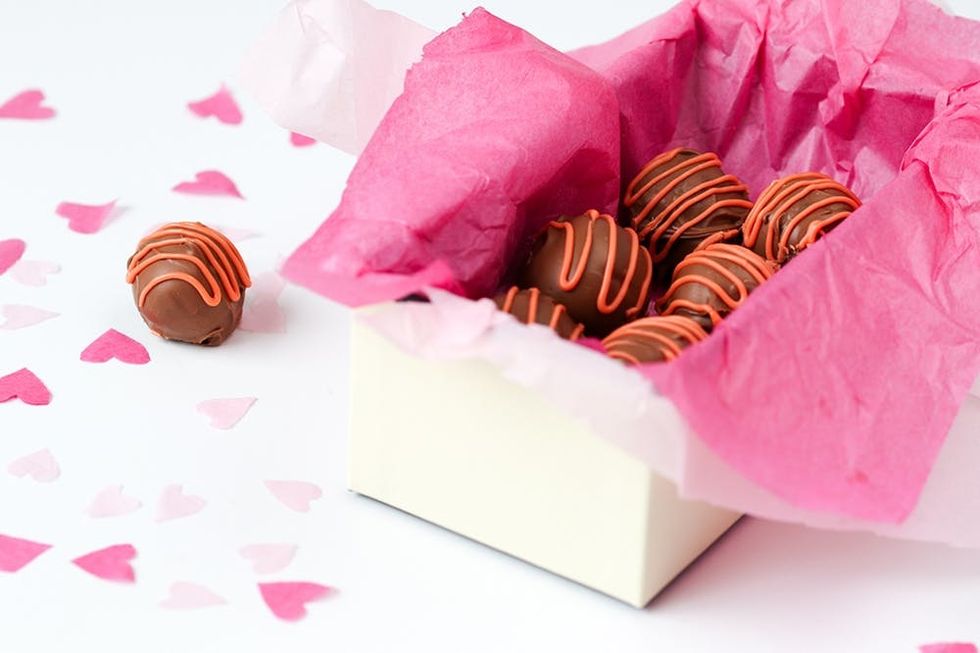 Make these Chocolate Orange truffles for your valentine!