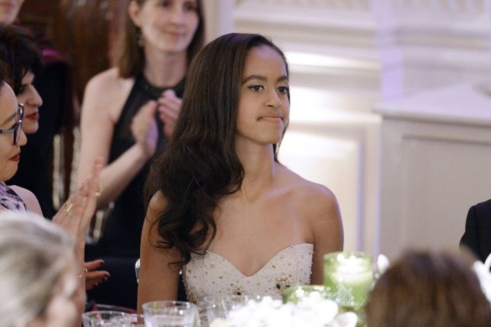 Malia Obama _ state dinner _ march 2016