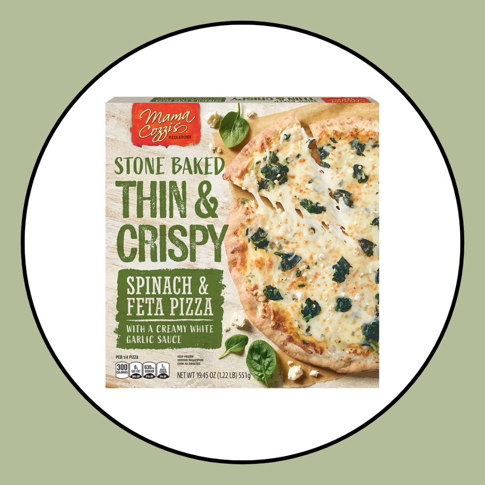 Mama Cozzi's Thin & Crispy Spinach & Feta Pizza