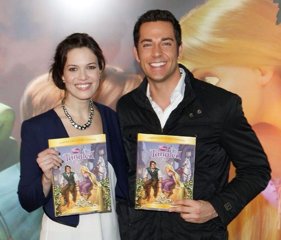Mandy Moore and Zachary Levi