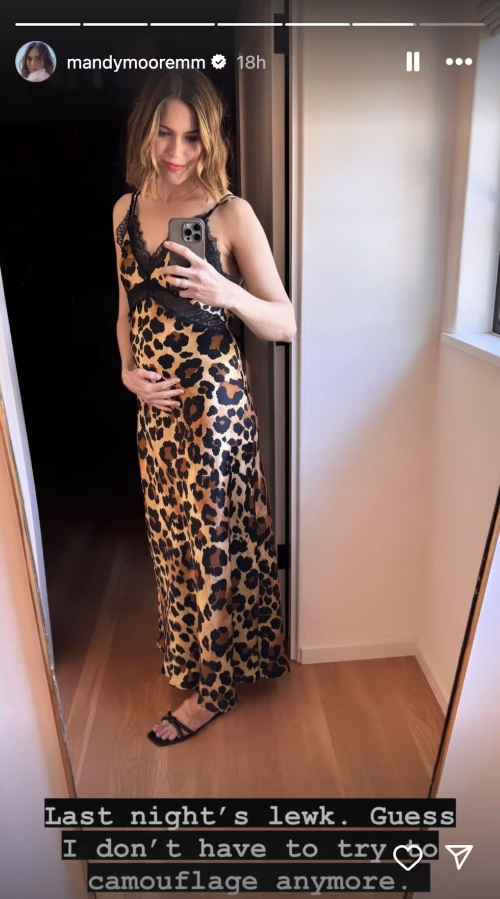 mandy moore's pregnant