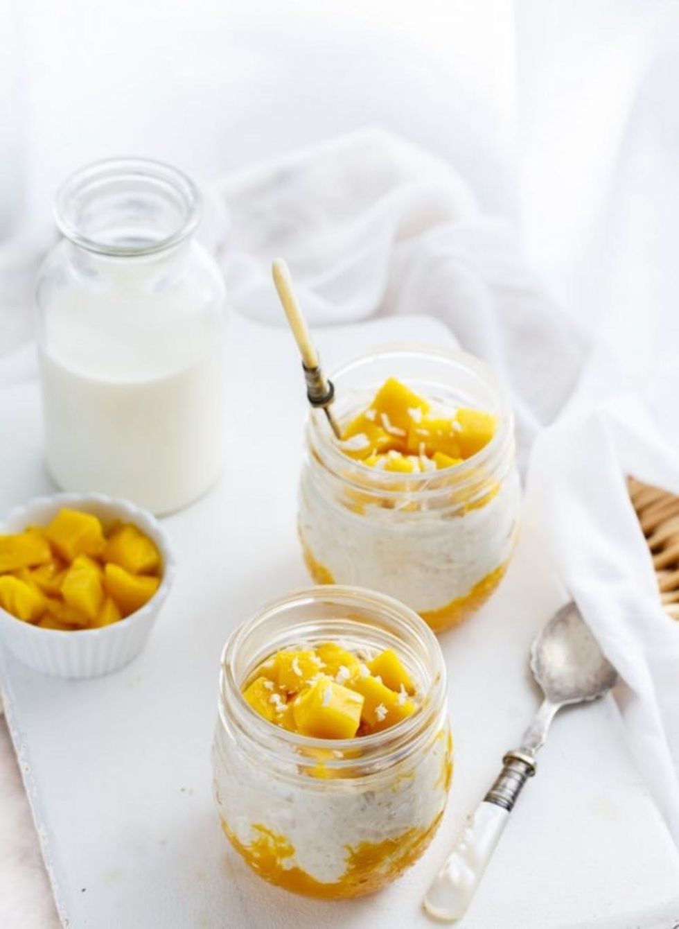 Mango Coconut Overnight Oats
