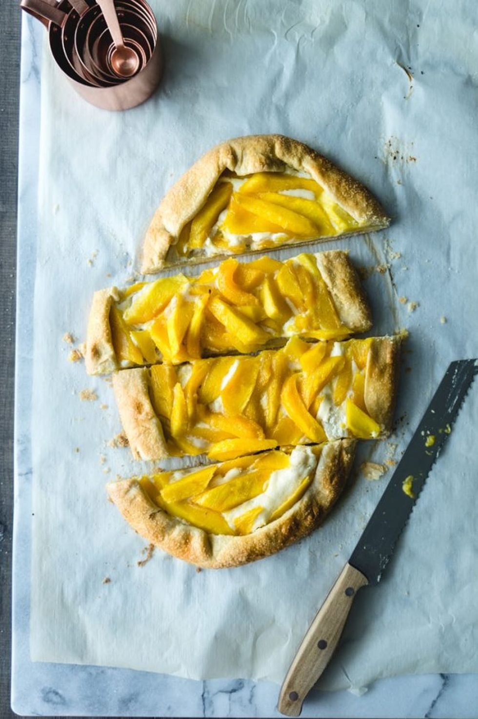 Mango Cream Cheese Crostata