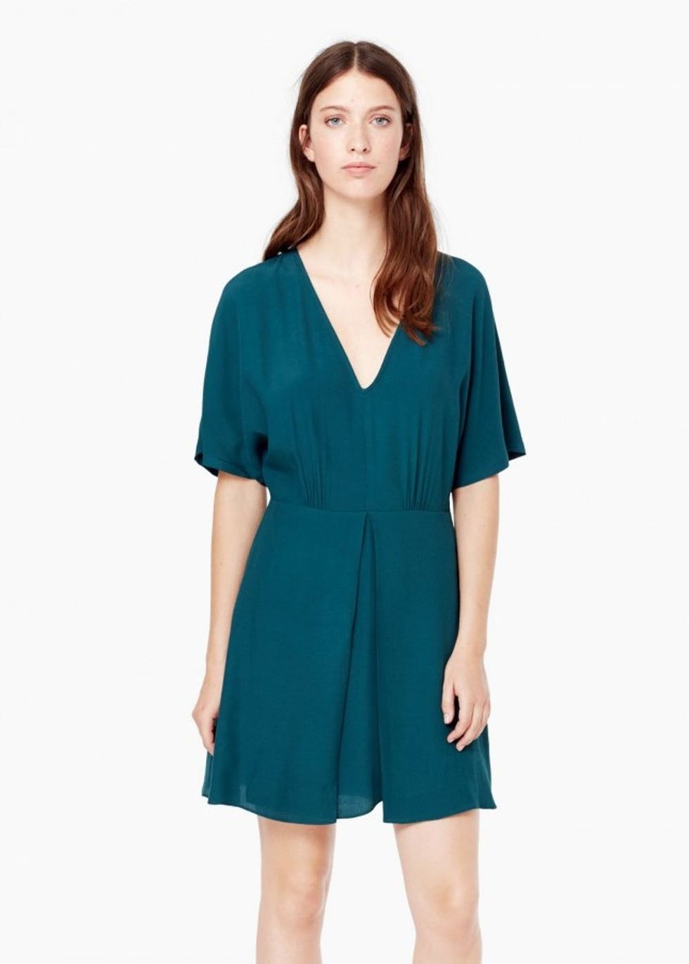 mango-fit-and-flare-dress