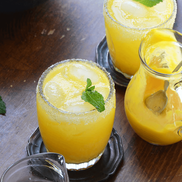 Mango Meyer Lemon Margarita Mocktails