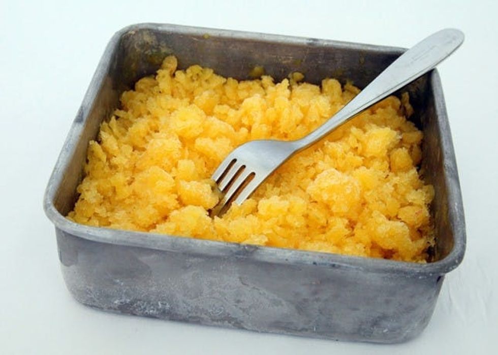 Mango Mojito Granita Recipe