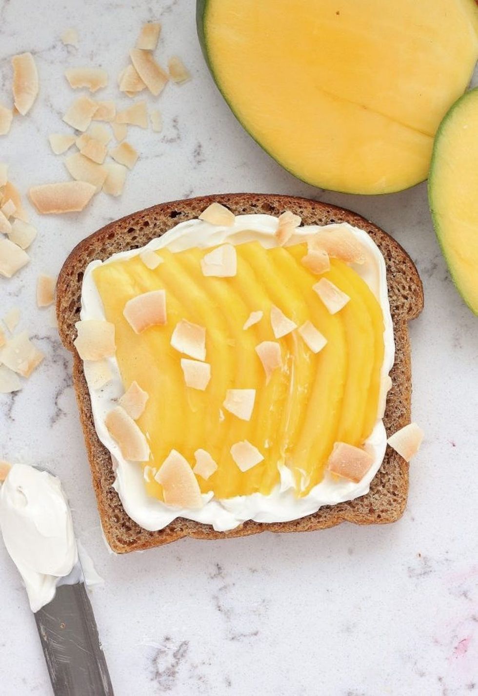 Mango & Toasted Coconut Toast