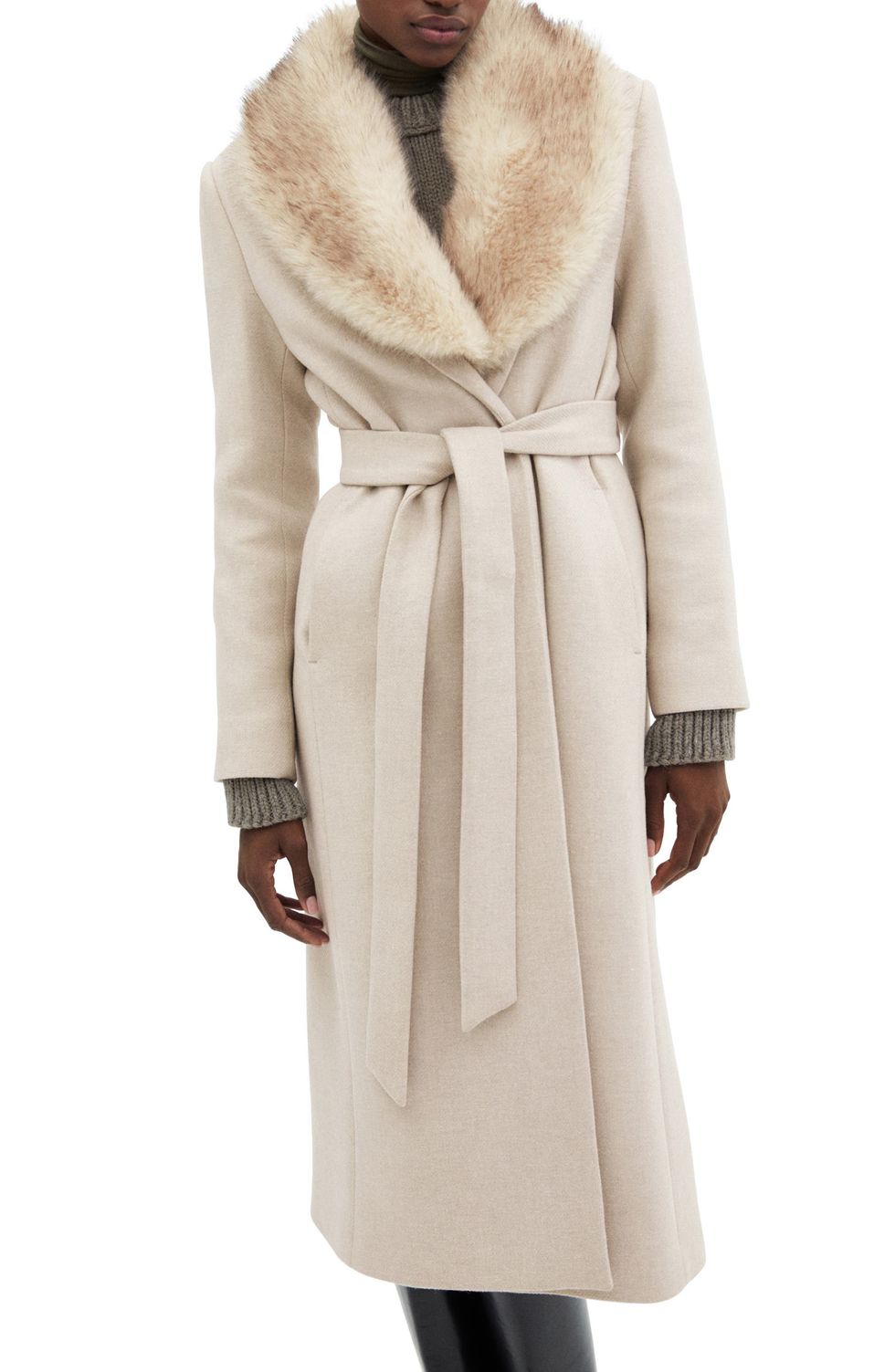 Mango Wool Blend Coat