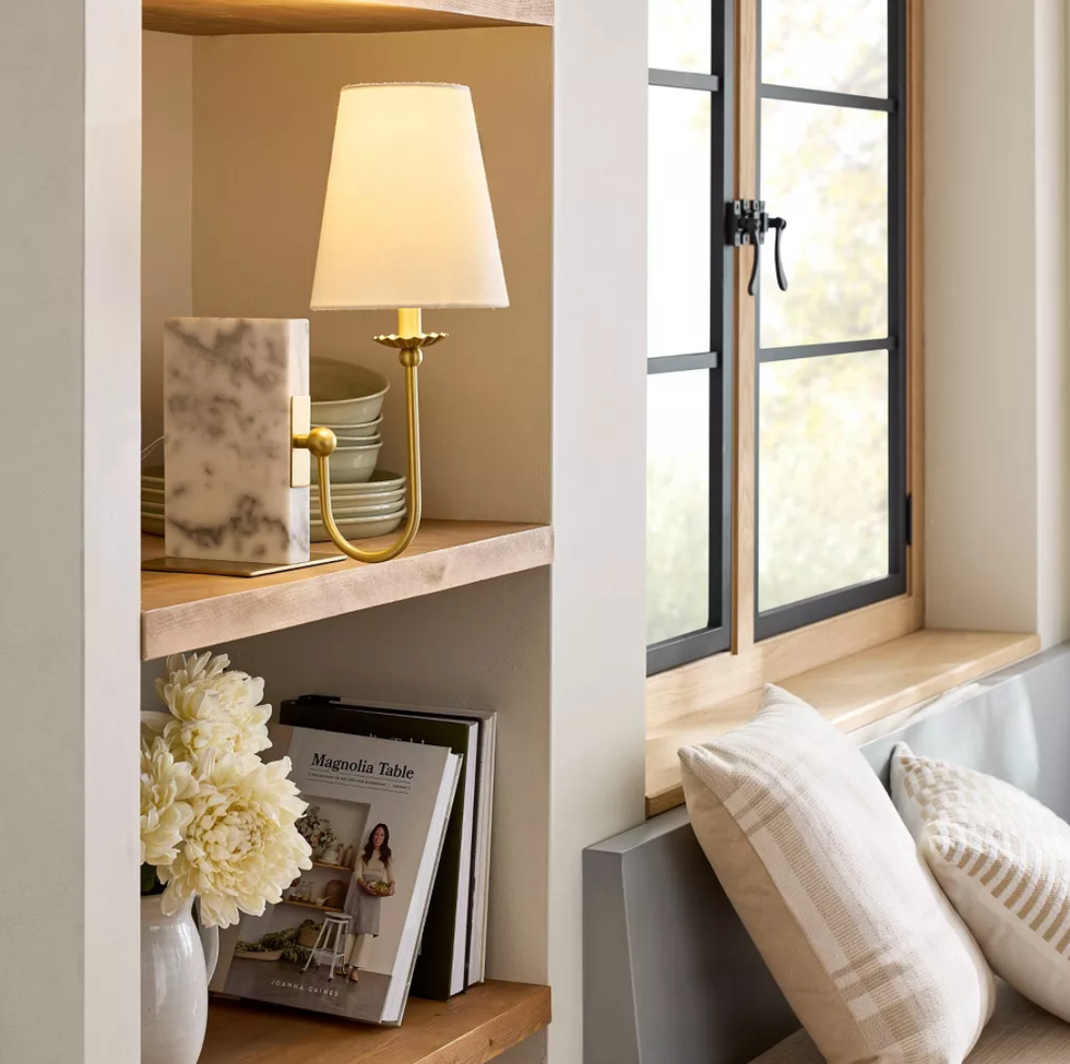 Marble Book Shelf Lamp