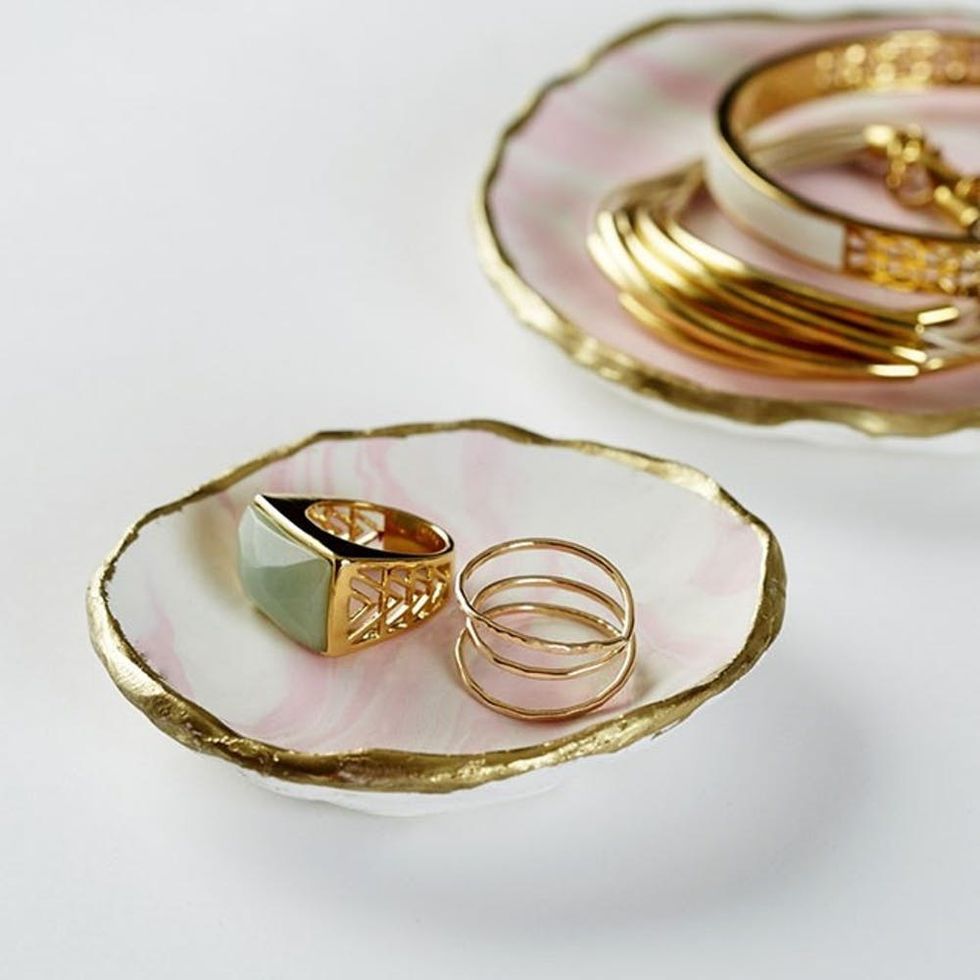 Marbled Jewelry Tray