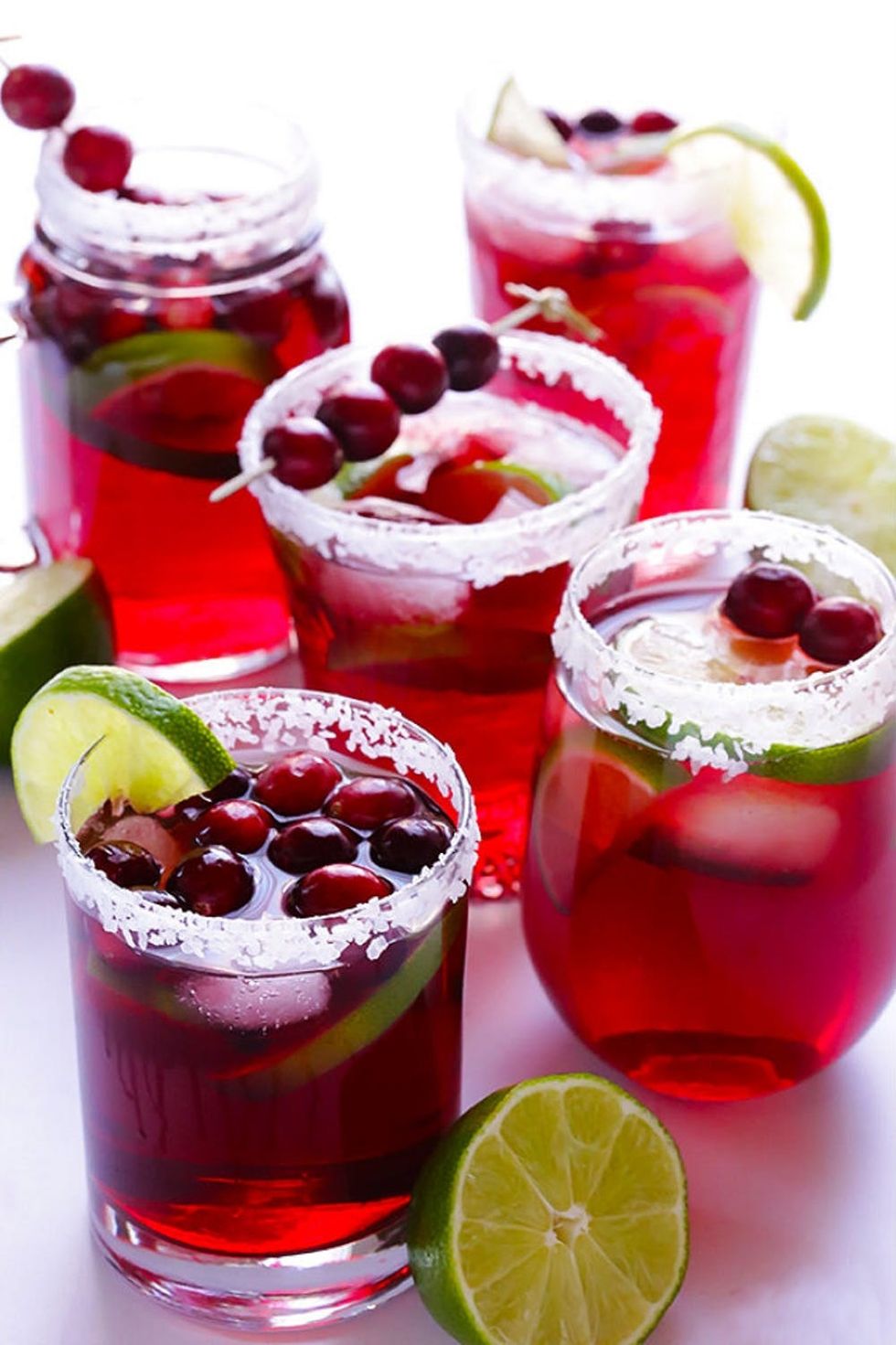 Margarita Drink with Cranberry Juice
