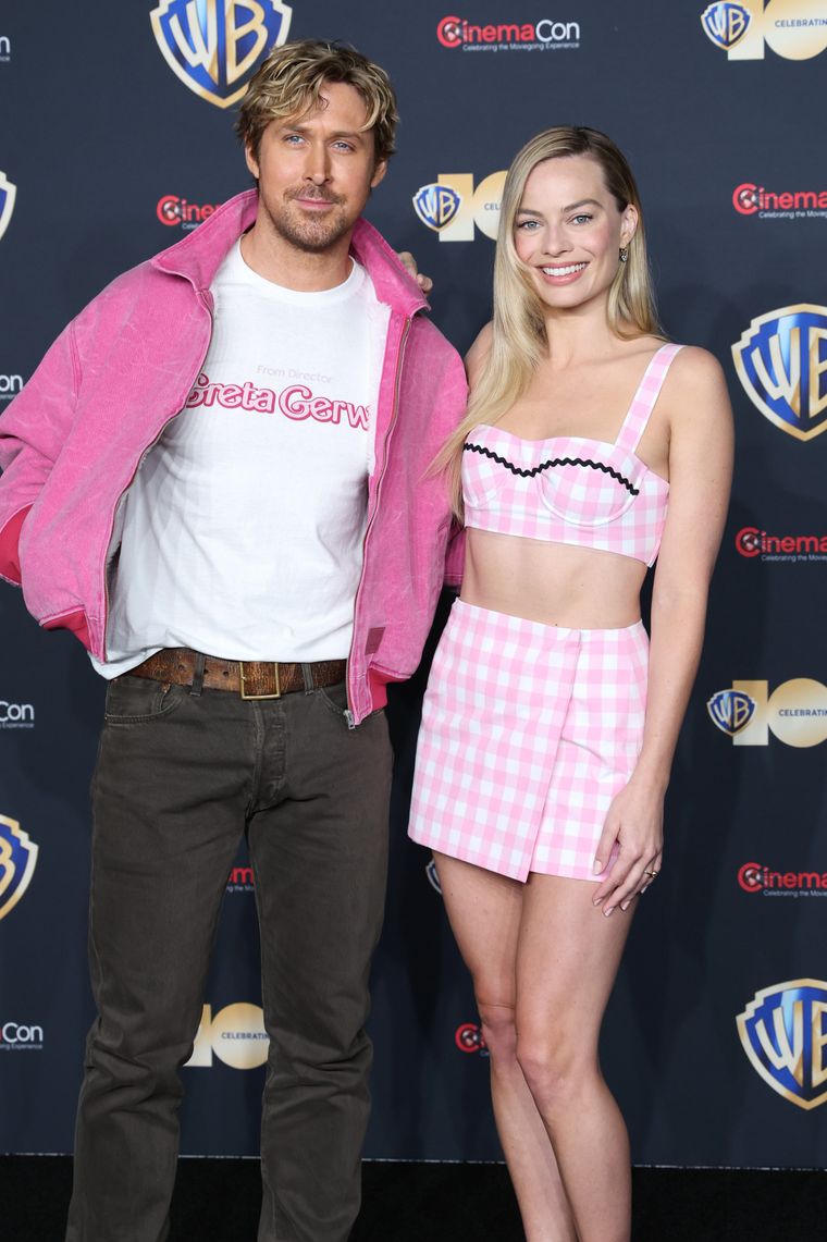 Barbie stars Margot Robbie and Ryan Gosling visit SXM
