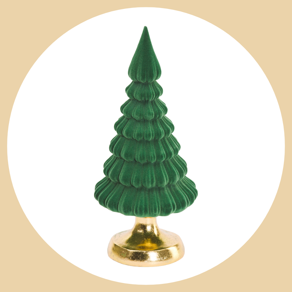 Martha Stewart Flocked Christmas Tree On Pedestal