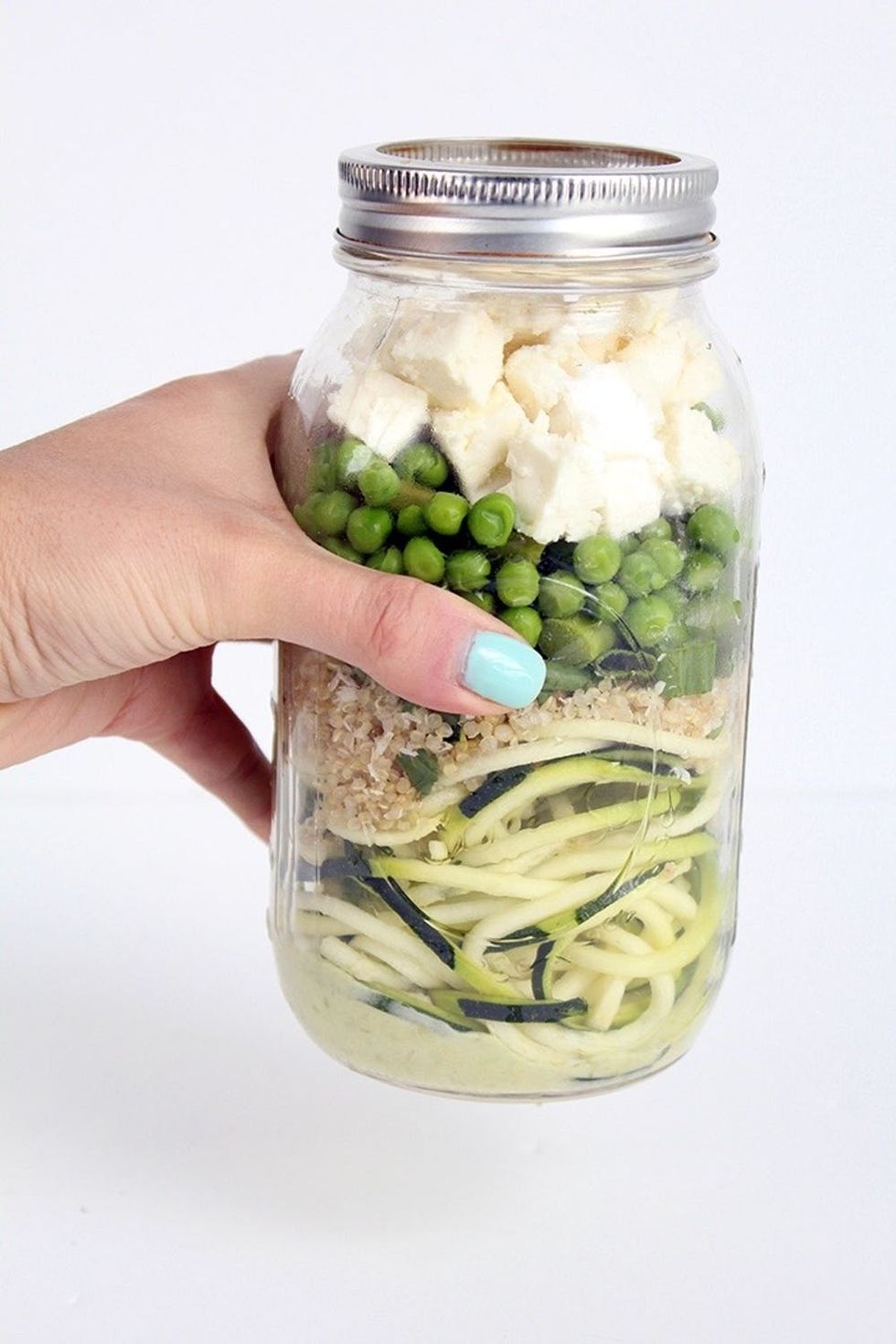 Mason Jar Zucchini Noodles