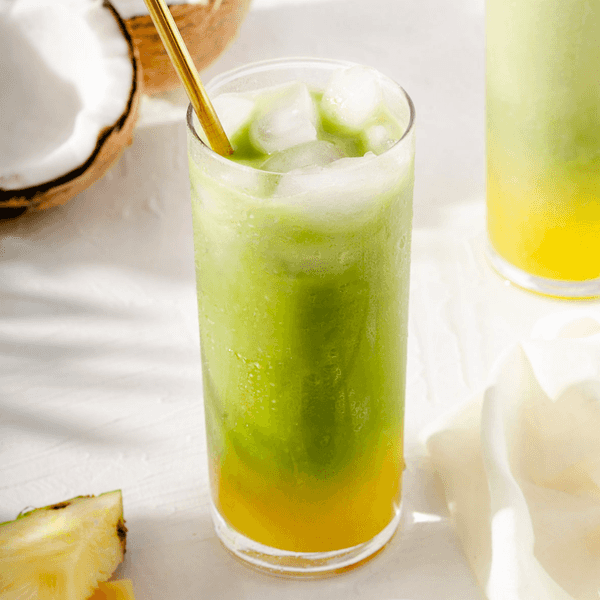 Matcha Pineapple Drink for cinco de mayo