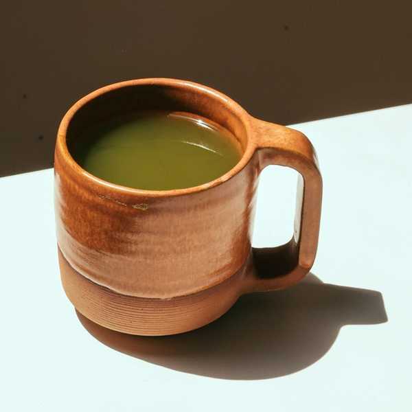 Matcha tea in a mug