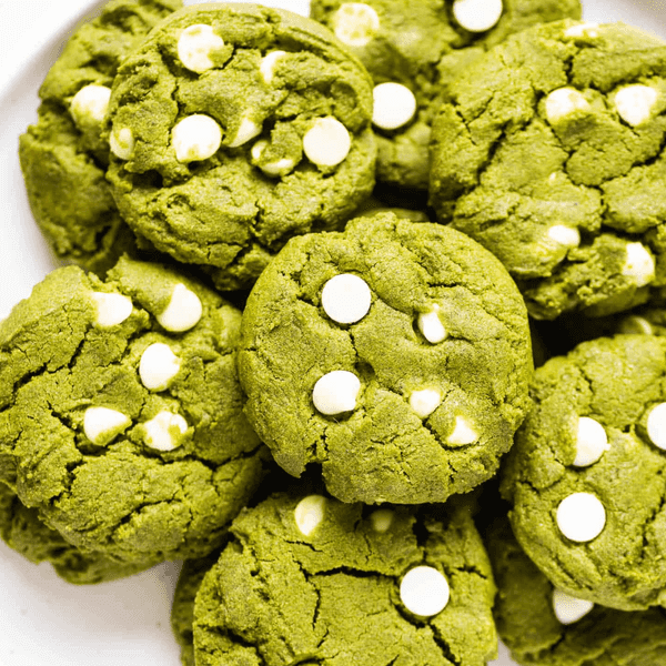 Matcha White Chocolate Chip Cookies