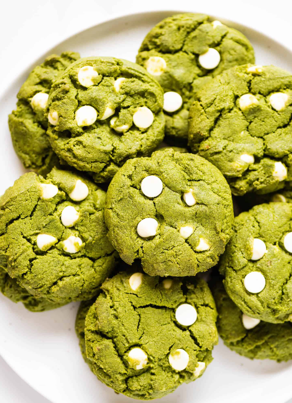 Matcha White Chocolate Chip Cookies