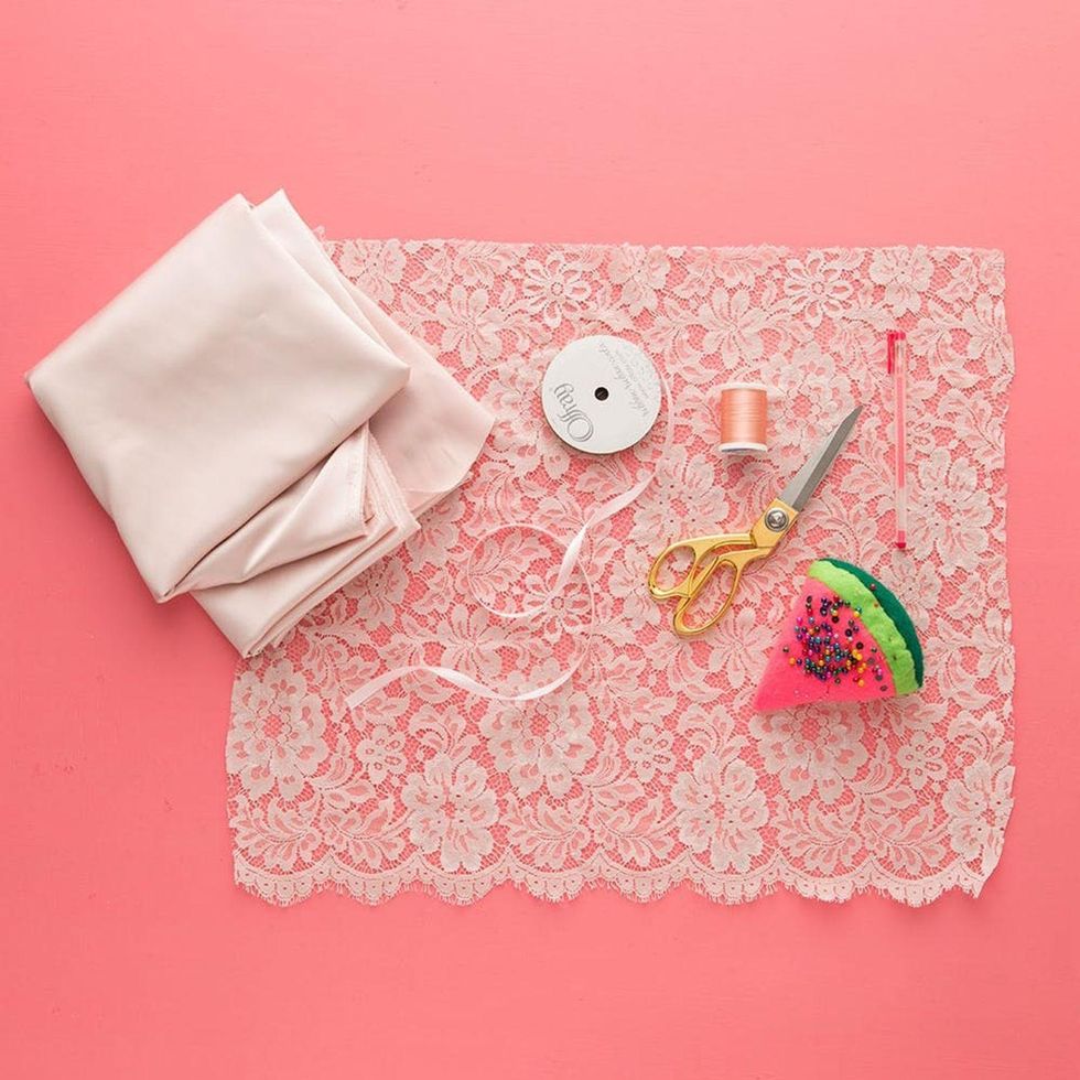 materials and tools for diy pajamas