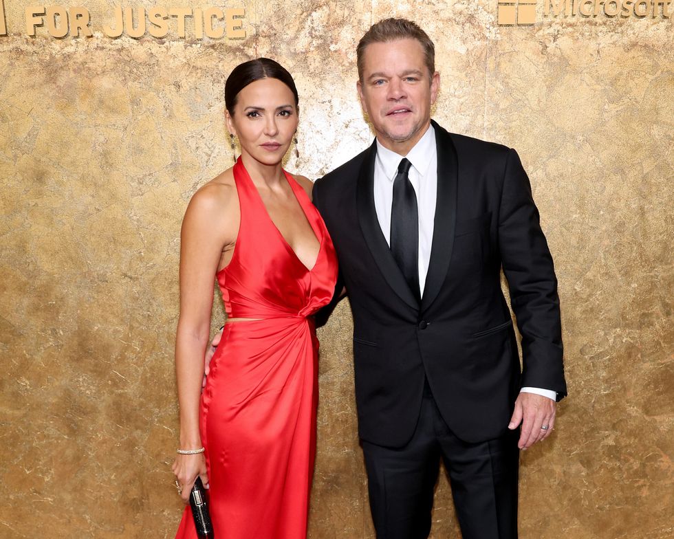 matt damon and luciana barroso