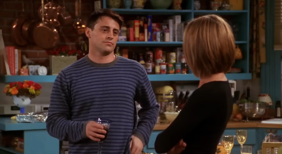 matt leblanc as joey tribbiani