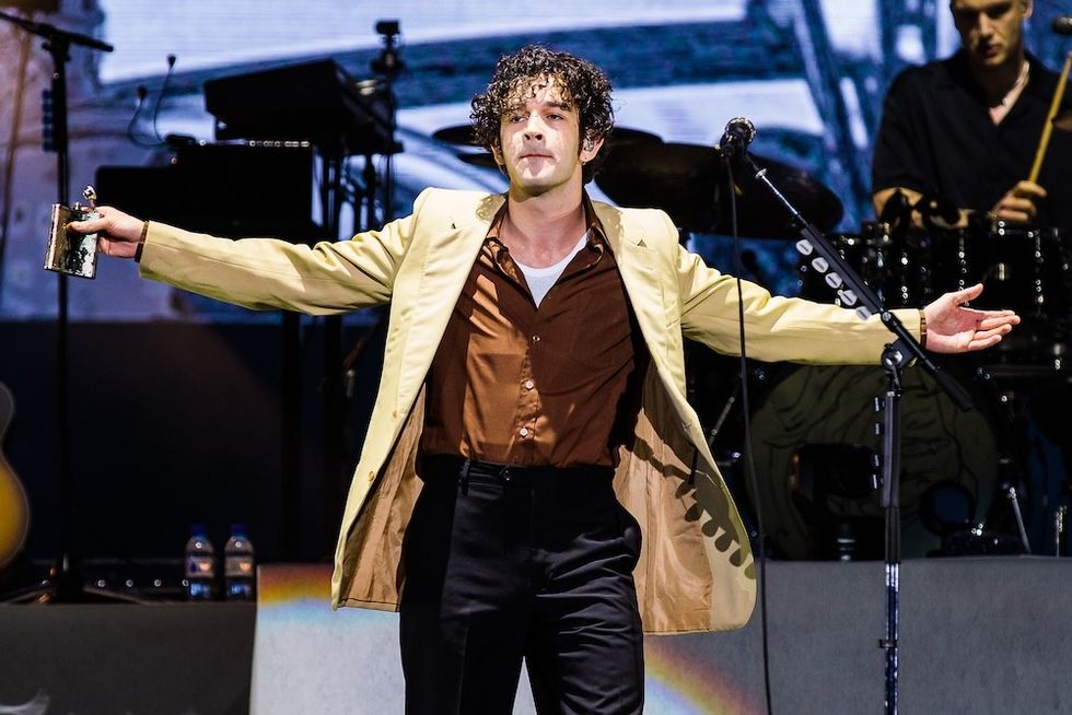 matty healy at Lollapalooza