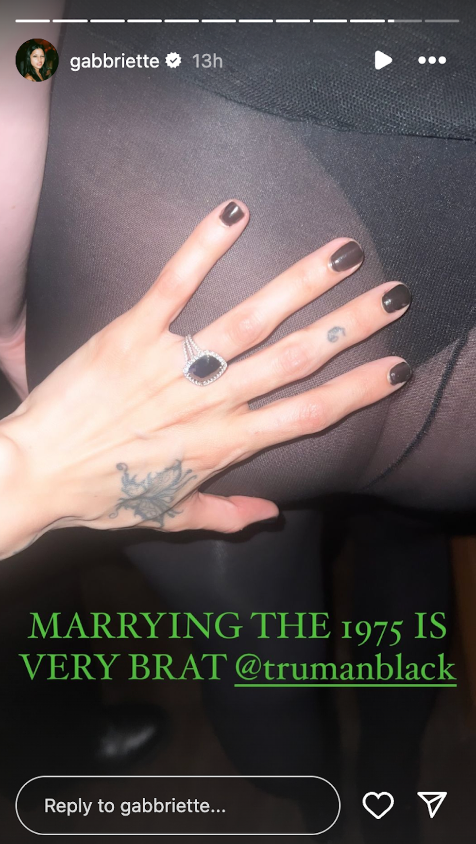 matty healy Gabbriette Bechtel