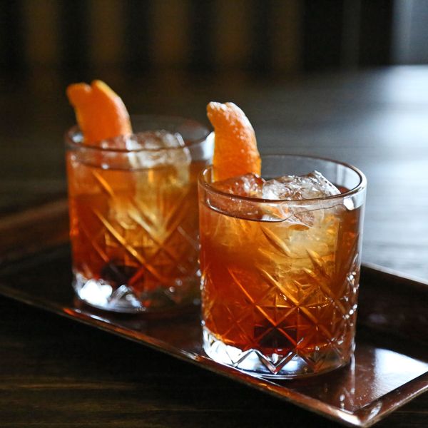 May The Fourth cocktail recipe, the Obi Wan Old-Fashioned with breckenridge whiskey
