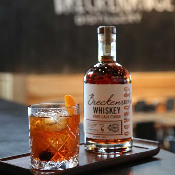 May The Fourth cocktail recipe, the Obi Wan Old-Fashioned with breckenridge whiskey