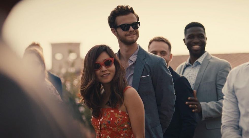 Maya Erskine and Jack Quaid in Plus One