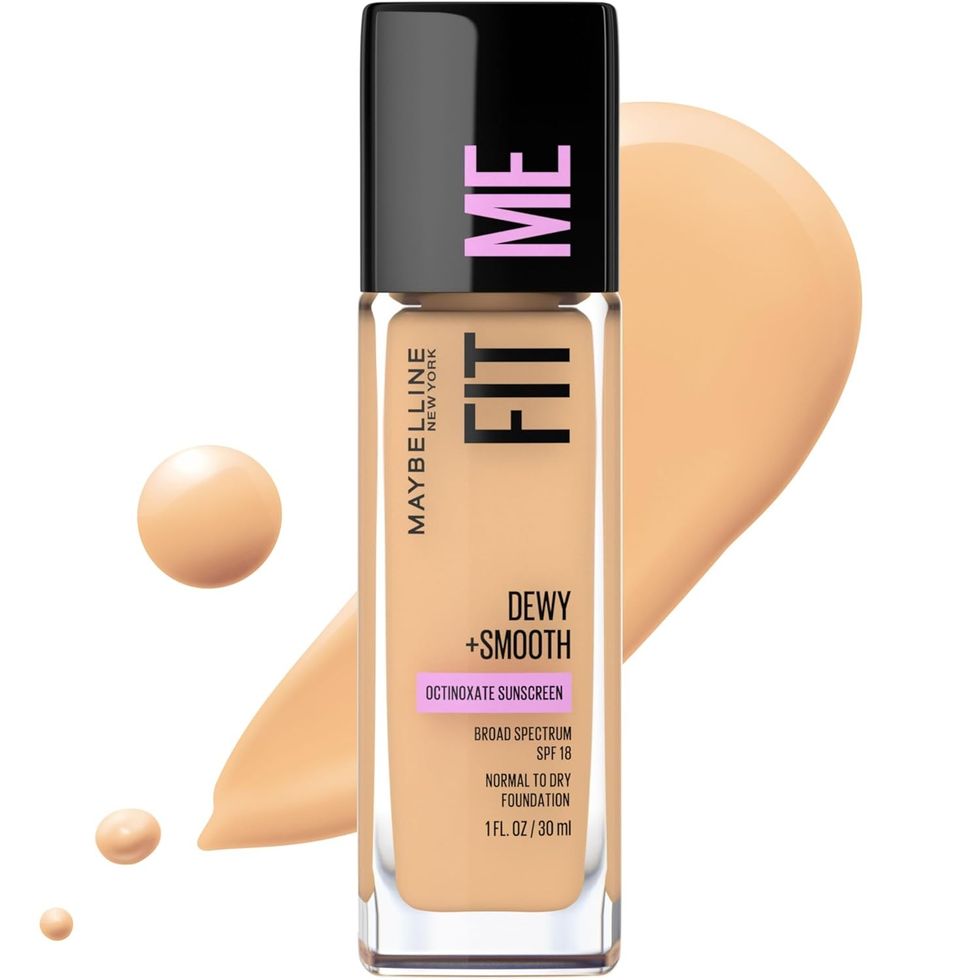 maybelline fit me dewy + smooth liquid foundation