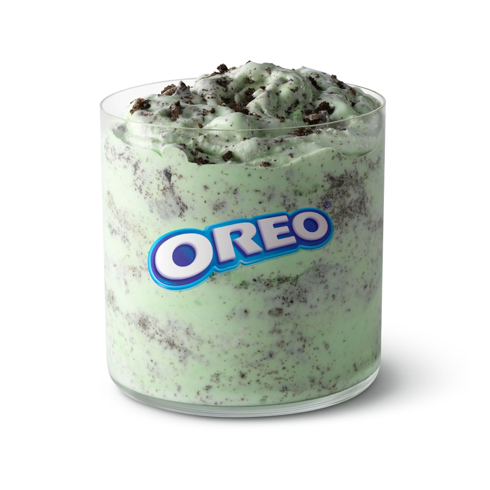 McDonald's Oreo Shamrock McFlurry