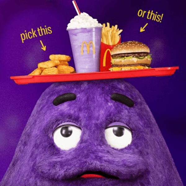 My Insanely Honest Review Of The McDonald’s Grimace Meal - Brit + Co